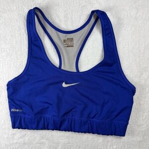 Nike Royal Blue Dri-FIT Racerback Sports Bra